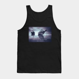 Emily Brontë quote: If all else perished, and he remained... Tank Top